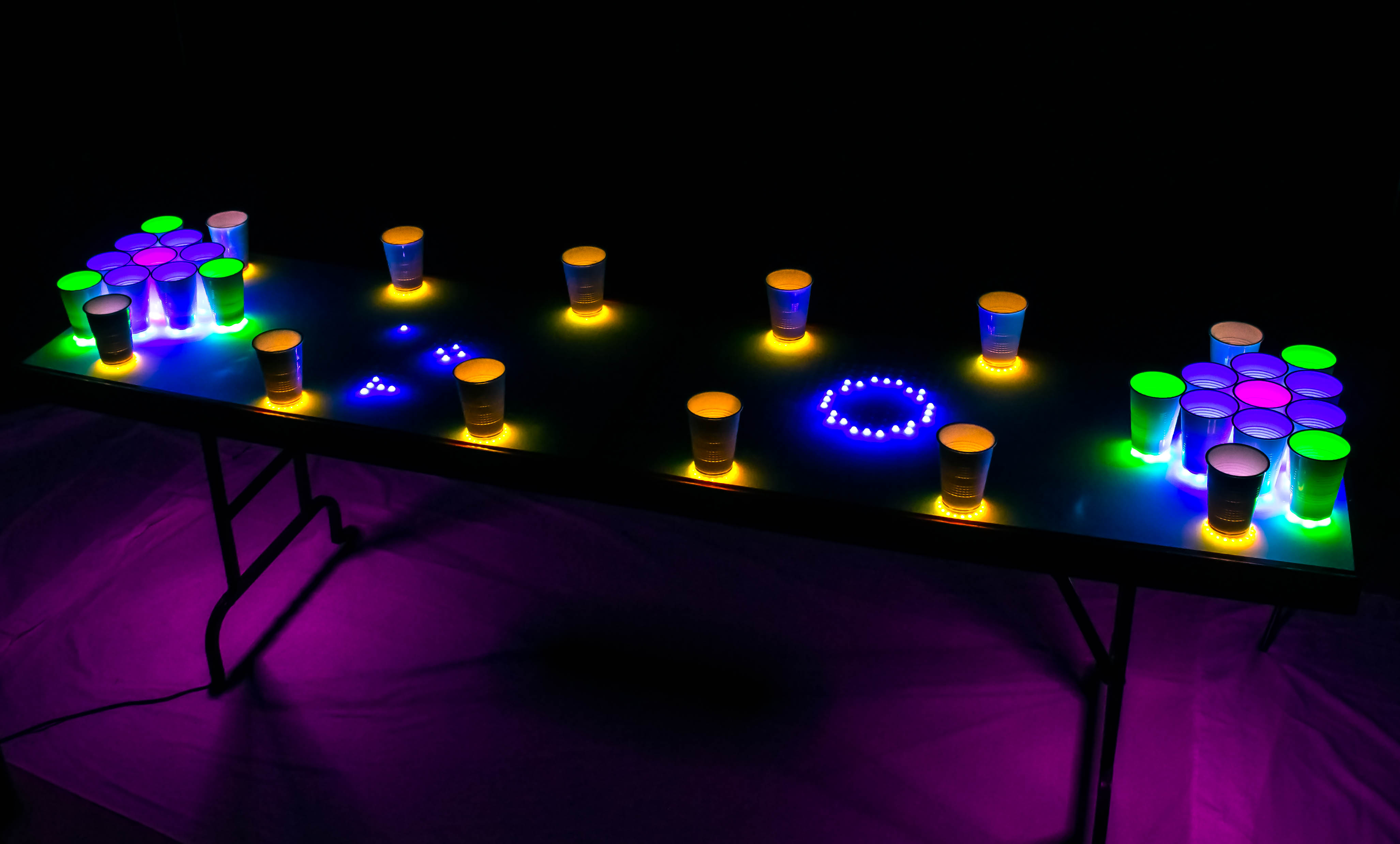 Ravetable Interactive Led Beer Pong Table Chexal