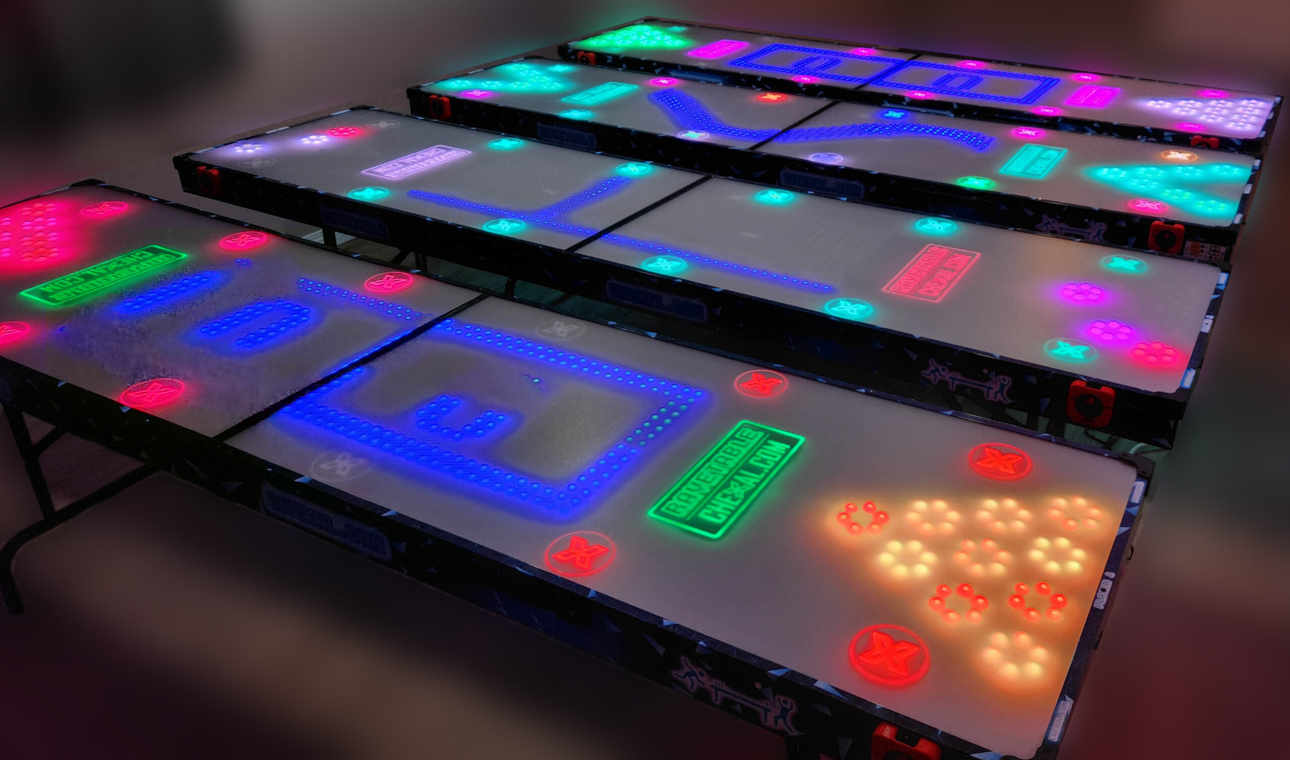 RaveTable Interactive LED Beer Pong Table